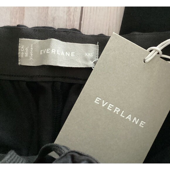 Everlane The Dream Pant Black Knit Trouser Pants Pull On Women’s Size XXS NWT - Picture 13 of 14